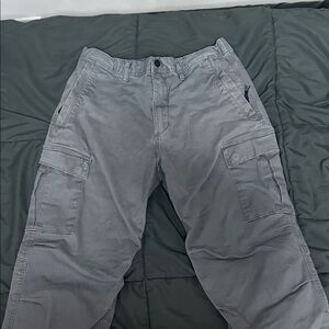H&M Charcoal Cargo Pants for Men